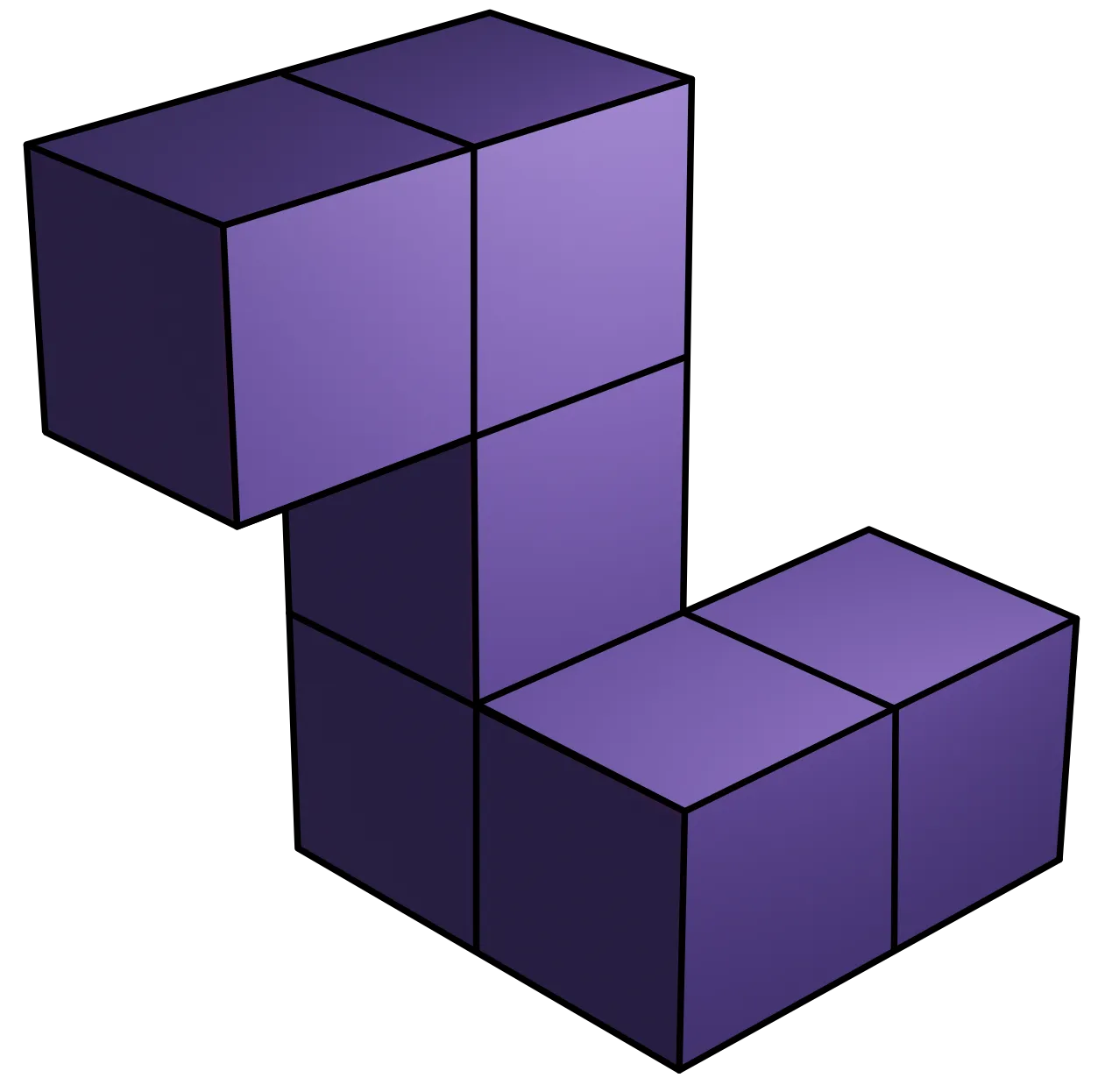 ¿Cuántos cubitos más deben agregarse para formar un cubo más grande?